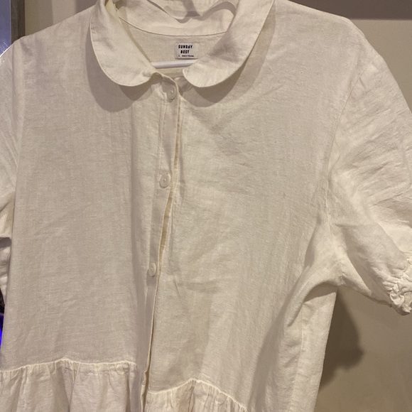 Sunday best linen dress - Picture 2 of 5